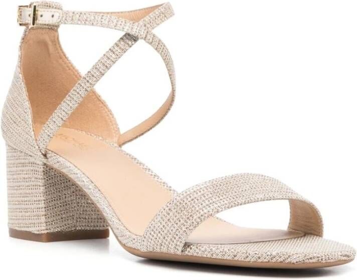 Michael Kors Glitter Chain-Mesh Sandal Yellow Dames - Foto 2