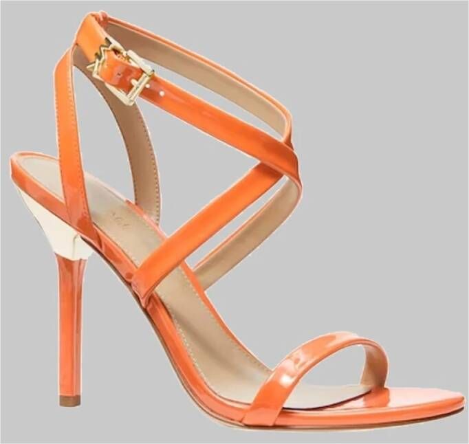 Michael Kors High Heel Sandals Oranje Dames