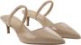 Michael Kors Jessa Glanzende Leren Sandalen Beige Dames - Thumbnail 4