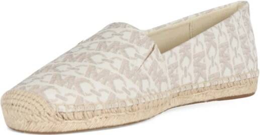 Michael Kors Kendrick Saffiano Effect Espadrilles White Dames