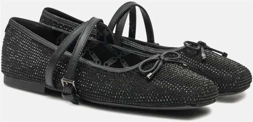 Michael Kors Kristalversierde Ballerina Flat Black Dames