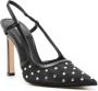 Michael Kors Kristalversierde Zwarte Mesh Hakken Black Dames - Thumbnail 2