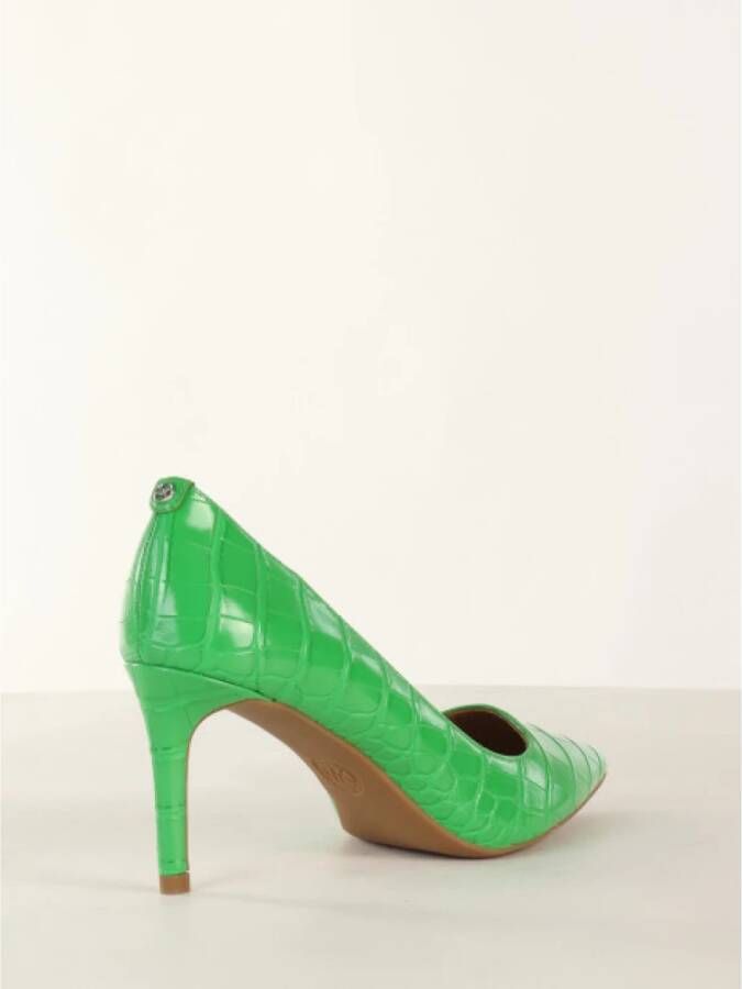 Michael Kors Krokodil-effect Leren Pumps Green Dames