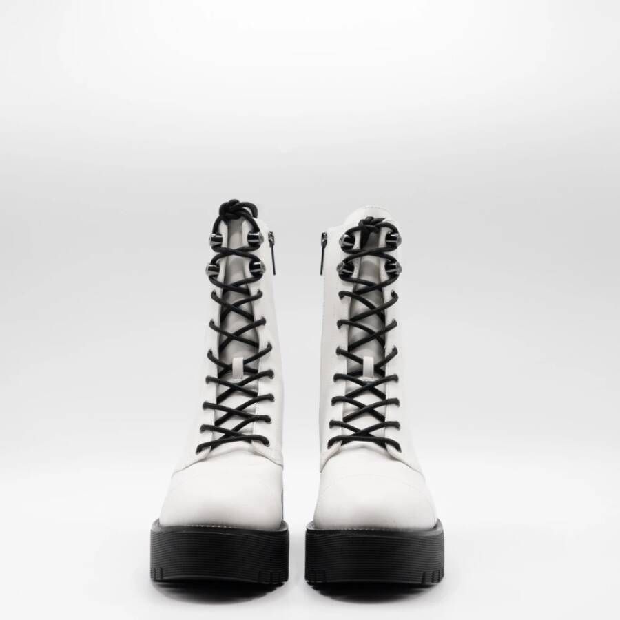 Michael Kors Lace-up Boots Wit Dames