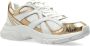 Michael Kors Leo trainer chunky leren sneakers wit goud - Thumbnail 7