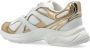 Michael Kors Leo trainer chunky leren sneakers wit goud - Thumbnail 8