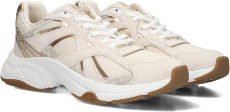 Michael Kors Leo Trainer Sneakers Beige Dames