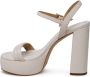 Michael Kors Leren Lace Sandalen Beige Dames - Thumbnail 3