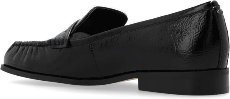 Michael Kors Leren loafers 'Carlson' Black Dames