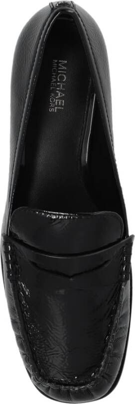 Michael Kors Leren loafers 'Carlson' Black Dames