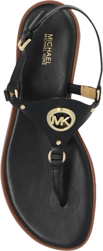 Michael Kors Leren sandalen Black Dames