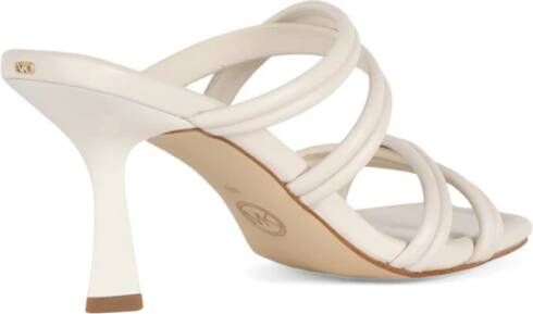 Michael Kors Leren Sandalen Corrine Beige Dames