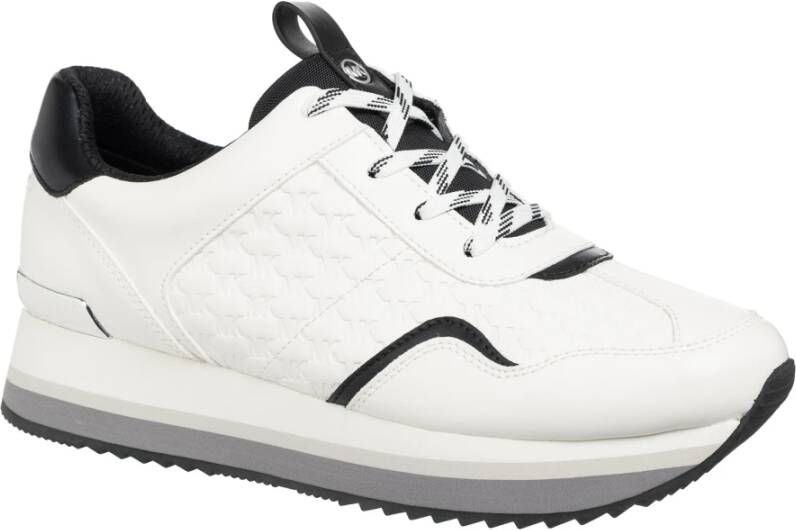 Michael Kors Logo Multikleur Veterschoenen White Dames