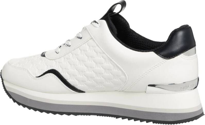 Michael Kors Logo Multikleur Veterschoenen White Dames