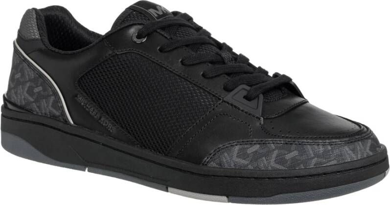 Michael Kors Logo Patroon Rebel Sneakers Black Heren