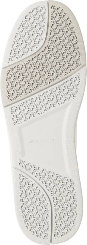 Michael Kors Logo Patroon Rebel Sneakers met Veters White Heren