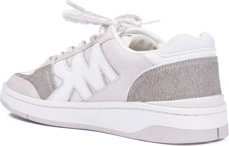 Michael Kors Logo Sneakers met Contrasterend Detail Beige Dames