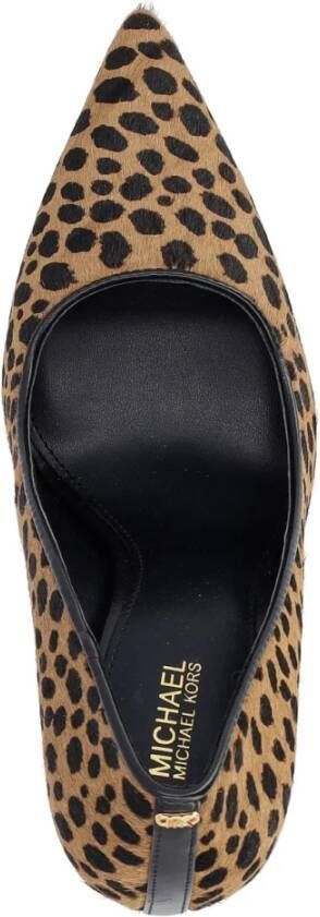 Michael Kors Luipaardprint Amara Hakken Brown Dames