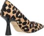 Michael Kors Dierenprint Pump in Beige en Zwart Beige Dames - Thumbnail 6