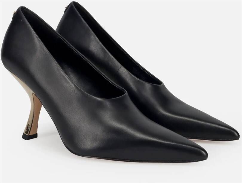 Michael Kors Luna Pomp Zwart Hak Elegante Schoenen Black Dames