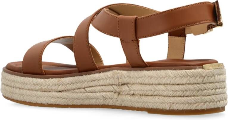 Michael Kors Lynn platform sandalen Brown Dames