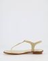 MICHAEL KORS Sandalen Dames Mallory Thong Maat: 40 Materiaal: Leer Kleur: Goud - Thumbnail 10