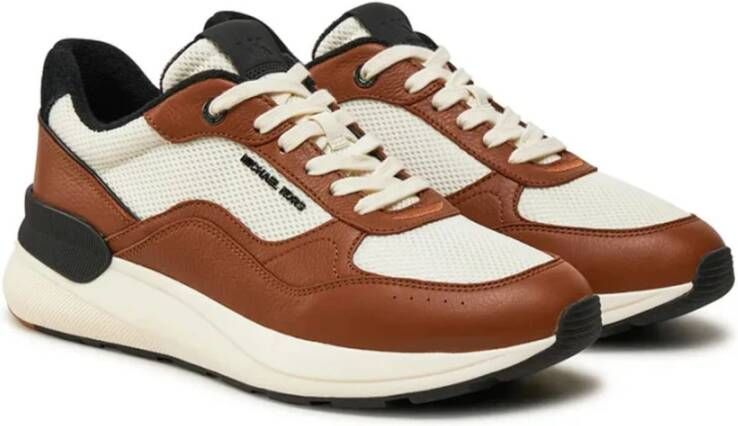 Michael Kors Modieuze Sneakers voor Mannen Brown Heren