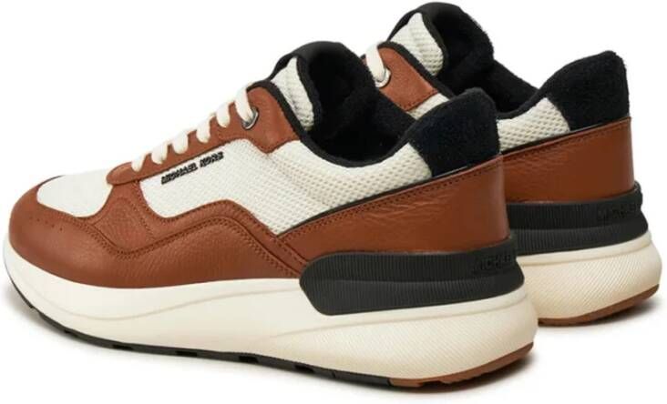 Michael Kors Modieuze Sneakers voor Mannen Brown Heren