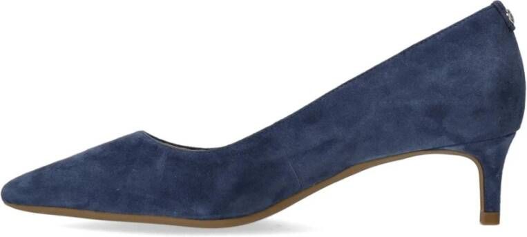 Michael Kors Navy Blue Alina Flex Kitten Pump Blue Dames