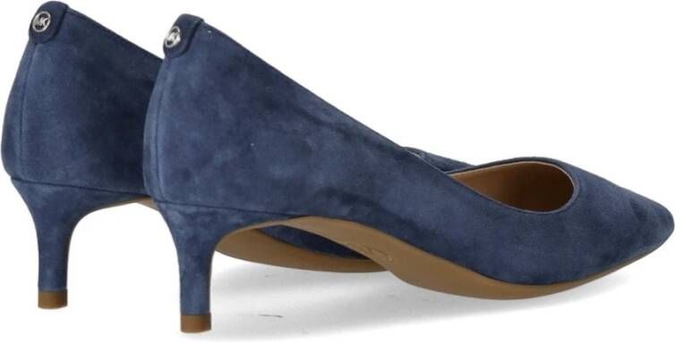 Michael Kors Navy Blue Alina Flex Kitten Pump Blue Dames