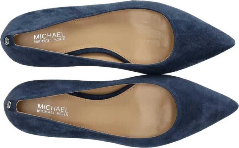 Michael Kors Navy Blue Alina Flex Kitten Pump Blue Dames