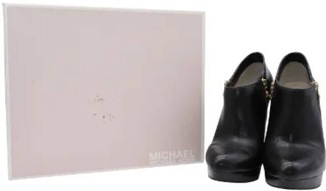 Michael Kors Pre-owned Leather boots Black Dames