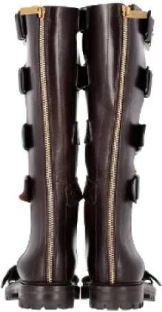 Michael Kors Pre-owned Leather boots Brown Dames