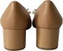 Michael Kors Pre-owned Leather heels Beige Dames - Thumbnail 4