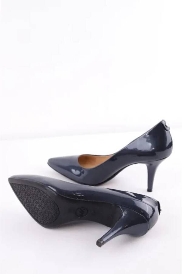 Michael Kors Pre-owned Leather heels Blue Dames