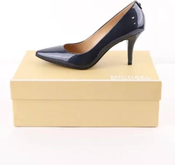 Michael Kors Pre-owned Leather heels Blue Dames