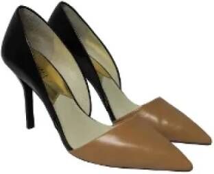 Michael Kors Pre-owned Leather heels Brown Dames