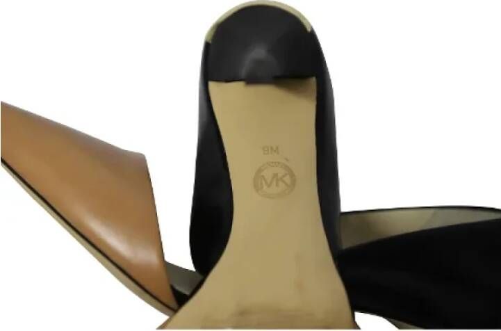 Michael Kors Pre-owned Leather heels Brown Dames