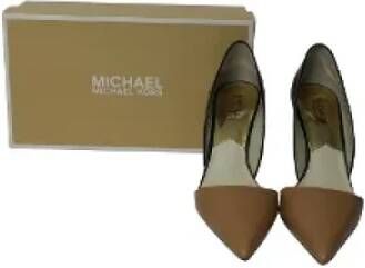 Michael Kors Pre-owned Leather heels Brown Dames