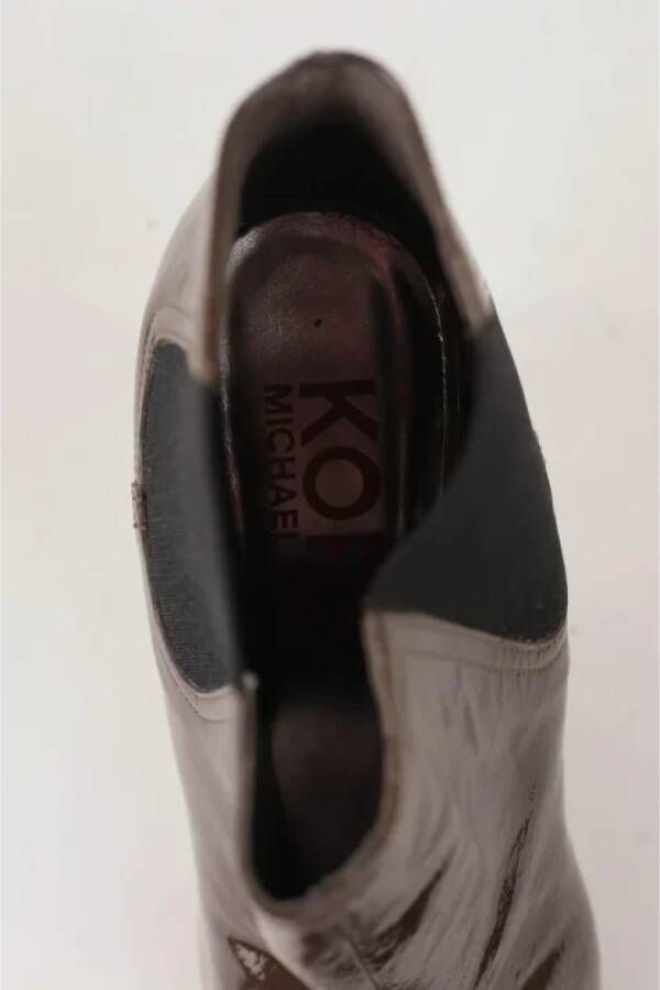 Michael Kors Pre-owned Leather heels Brown Dames