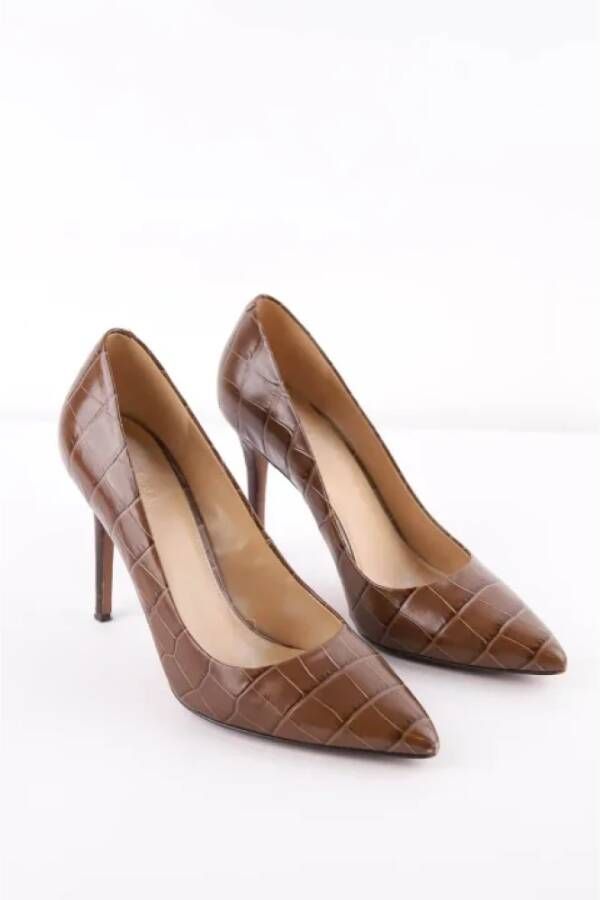 Michael Kors Pre-owned Leather heels Brown Dames