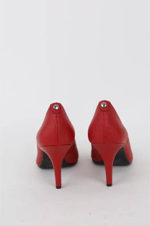 Michael Kors Pre-owned Leather heels Red Dames