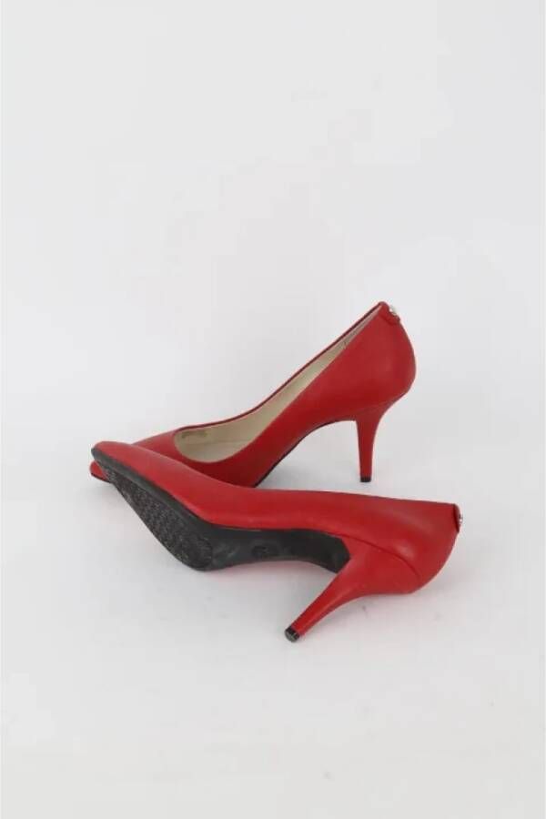 Michael Kors Pre-owned Leather heels Red Dames