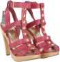 Michael Kors Pre-owned Leather heels Red Dames - Thumbnail 5