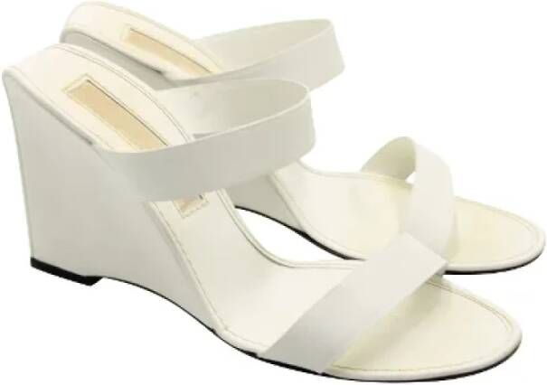 Michael Kors Pre-owned Leather heels White Dames