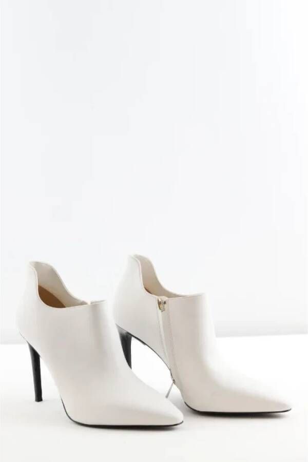 Michael Kors Pre-owned Leather heels White Dames