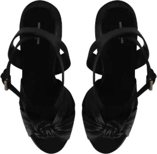 Michael Kors Pre-owned Leather sandals Black Dames