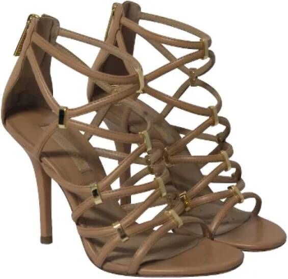 Michael Kors Pre-owned Leather sandals Brown Dames