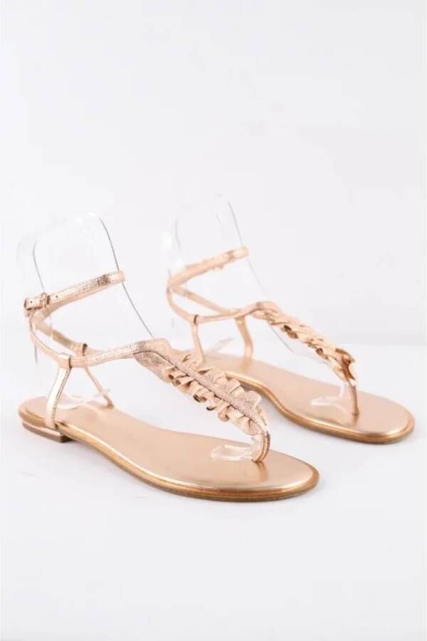 Michael Kors Pre-owned Leather sandals Pink Dames