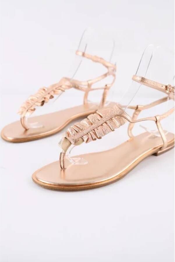 Michael Kors Pre-owned Leather sandals Pink Dames